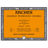 Альбом для акварелі Arches Rough Natural White 300 г, 26x36 см, 12 аркушів