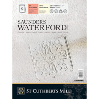 Альбом для акварели Saunders Waterford, HP, 100% cotton, White, 300 г, 23х31 см, 12 листов