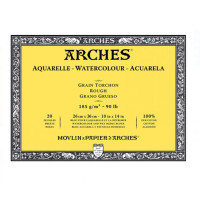Блок паперу для акварелі Arches Rough Natural White 185 г, 26x36 см, 20 аркушів