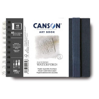 Блокнот для акварелі Saunders Waterford, CP, 100% cotton, 300 г, 14,8x21 см - A5, 40 аркушів, Landscape