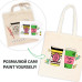 Набор экосумка-раскраска Coffee Time, хлопок 220 г/м2, 38х42 см, ROSA Talent