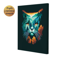 Картина за номерами Riviera Blanca Лісовий кіт 40x50 см (RB-1098) Картина за номерами Riviera Blanca Лісовий кіт 40x50 см (RB-1098)