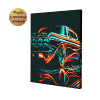 Картина за номерами Riviera Blanca Dodge 40x50 см (RB-1103)