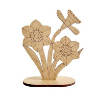 Фігурка для розфарбовування та декорування, №532 Нарциси