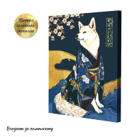 Картина с поталью по номерам Riviera Blanca Ину 40x50 см (RB-0984)