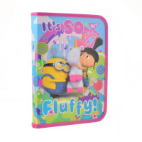 Папка для зошитів пласт. на блискавці В5 Minions Fluffy