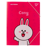 Папка на резинке YES А4 Line Friends