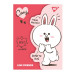 Папка-органайзер YES А4 с клапаном Line Friends