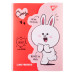 Папка-органайзер YES А4 с клапаном Line Friends