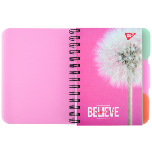 Зошит для записів YES В6 144 аркуша пл.обл. Believe in yourself