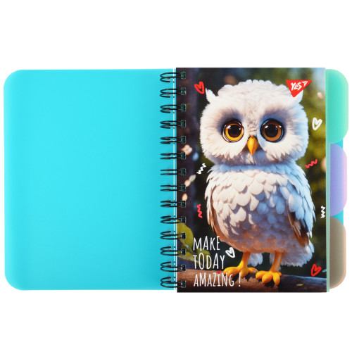Зошит для записів YES В6 144 аркуша пл.обл. Owl