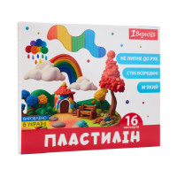 Пластилін 1Вересня Zoo Land 16 кольорів 320 г