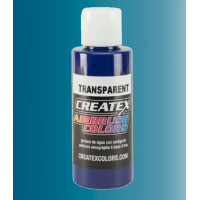 Краска для аэрографии Прозрачный карибский синий CREATEX 5105 Transparent Caribbean Blue, 60 мл