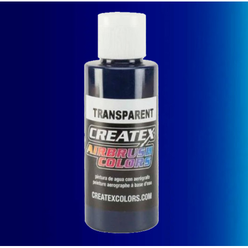 Фарба для аерографії Прозора темно-синя CREATEX 5108 Transparent Deep Blue, 120 мл