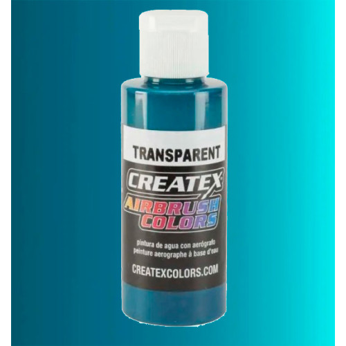 Краска для аэрографии Прозрачная аква CREATEX 5111 Transparent Aqua, 10 мл (R)