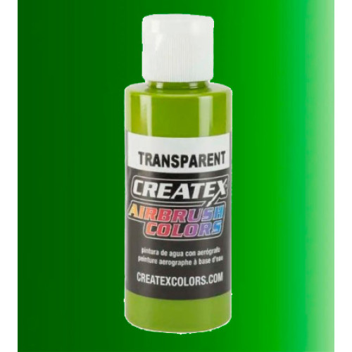 Краска для аэрографии Прозрачный зеленый лист CREATEX 5115 Transparent Leaf Green, 10 мл (R)