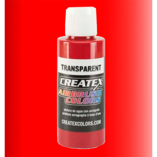 Фарба для аерографії Прозорий яскраво-червоний CREATEX 5117 Transparent Brite Red, 120 мл