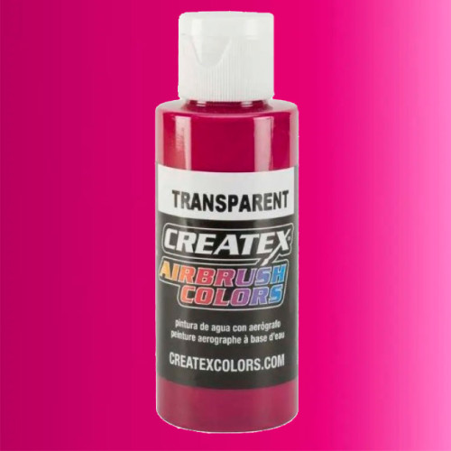Фарба для аерографії Прозора фуксія CREATEX 5122 Transparent Fuchsia, 30 мл (R)