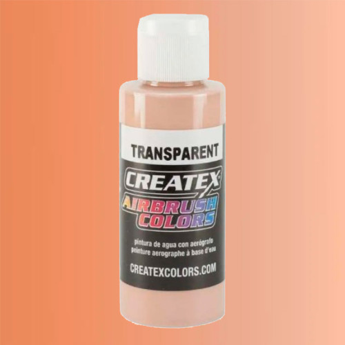 Фарба для аерографії Прозорий персик CREATEX 5125 Transparent Peach, 60 мл