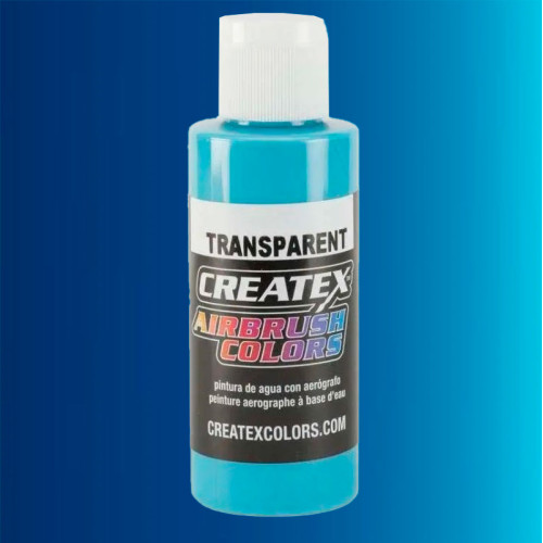 Фарба для аерографії Прозорий сапфіровий CREATEX 5134 Transparent Maui Blue, 60 мл