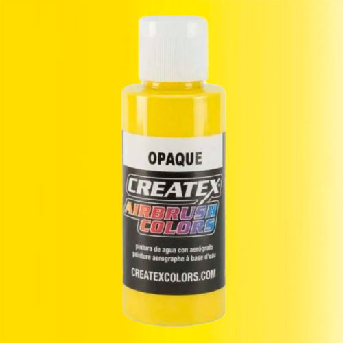 Краска для аэрографии Непрозрачный желтый CREATEX 5204 Opaque Yellow, 60 мл