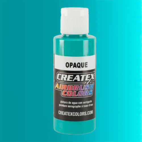 Краска для аэрографии Непрозрачный морская волна CREATEX 5206 Opaque Aqua, 10 мл (R)