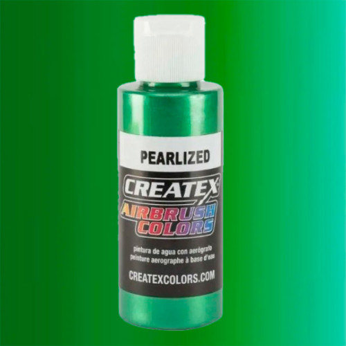 Краска для аэрографии Жемчужно-зеленый CREATEX 5305 Pearl Green, 60 мл