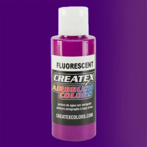 Краска для аэрографии Флуоресцентный фиолетовый CREATEX 5401 Fluorescent Violet, 60 мл