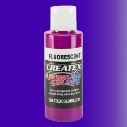 Фарба для аерографії Флуоресцентна фіолетова CREATEX 5401 Fluorescent Violet, 60 мл