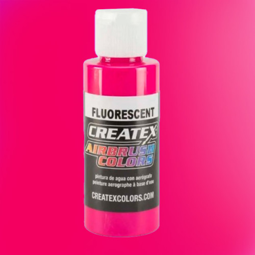 Краска для аэрографии Флуоресцентный пурпурный CREATEX 5406 Fluorescent Magenta, 60 мл