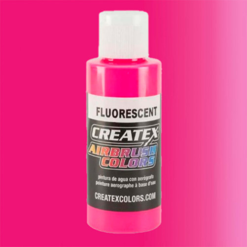 Краска для аэрографии Флуоресцентный ярко-розовый CREATEX 5407 Fluorescent Hot Pink, 30 мл (R)
