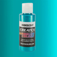 Краска для аэрографии Радужная бирюза CREATEX 5504 Iridescent Turquoise, 120 мл