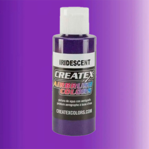 Фарба для аерографії Райдужна фіолетова CREATEX 5506 Iridescent Violet, 240 мл