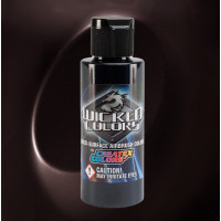 Фарба для аерографії Напівпрозорий чорний димчастий Wicked Detail W072 Smoke Black, 60 мл