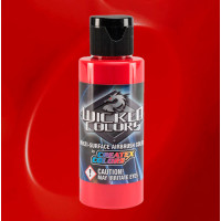 Фарба для аерографії Напівпрозорий червоний Wicked Detail W053 Scarlet, 60 мл