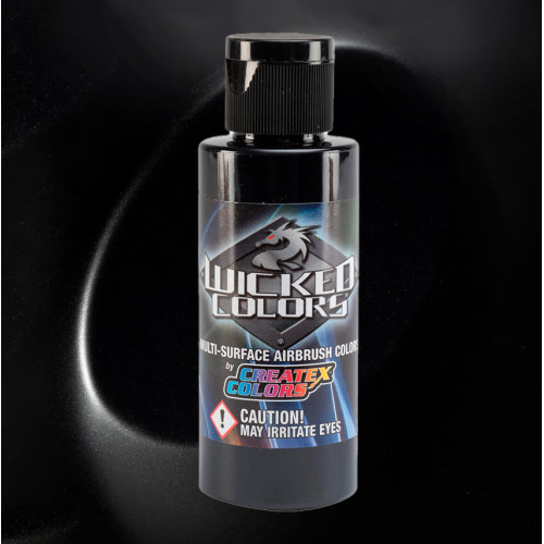 Фарба для аерографії Напівпрозора чорна Wicked Detail W051 Black, 60 мл