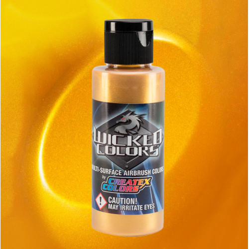 Краска для аэрографии Золото Wicked Colors W350 Gold, 60 мл