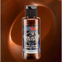 Фарба для аерографії Металік світло-коричневий Wicked Colors W370 Metallic Light Brown, 120 мл