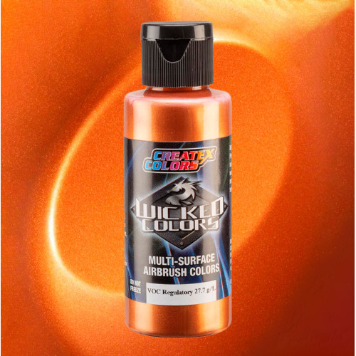Краска для аэрографии Металлическая медь Wicked Colors W363 Metallic Copper, 120 мл
