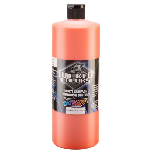 Краска для аэрографии Непрозрачный пирроловый оранжевый Wicked Colors W082 Opaque Pyrrole Orange, 960 мл