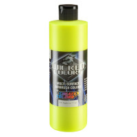 Фарба для аерографії Флуоресцентний жовтий Wicked Colors W024 Fluorescent Yellow, 480 мл
