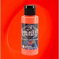 Фарба для аерографії Флуоресцентний оранжевий Wicked Colors W027 Fluorescent Orange, 60 мл