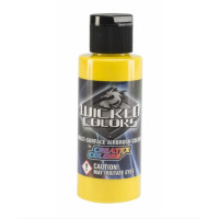 Краска для аэрографии Жёлтый Wicked Colors W003, 30 мл (R)