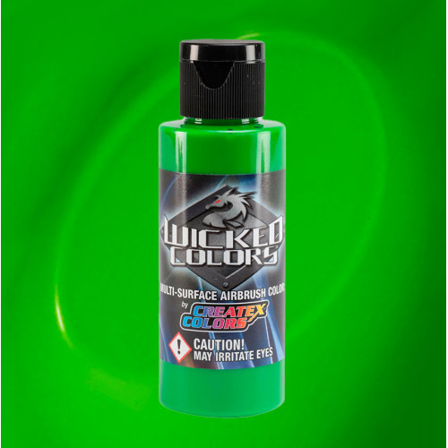 Фарба для аерографії Зелене яблуко Wicked Colors W016, 60 мл