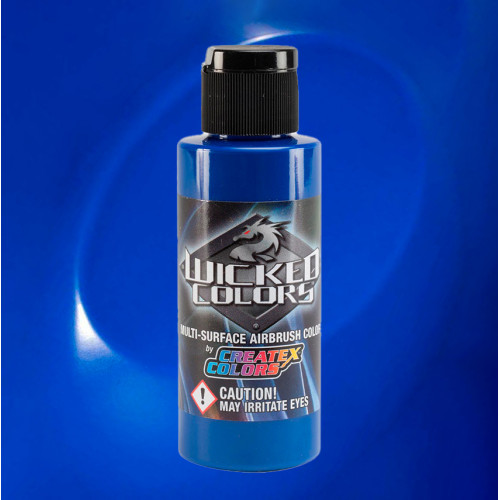 Фарба для аерографії Синій Wicked Colors W007, 60 мл