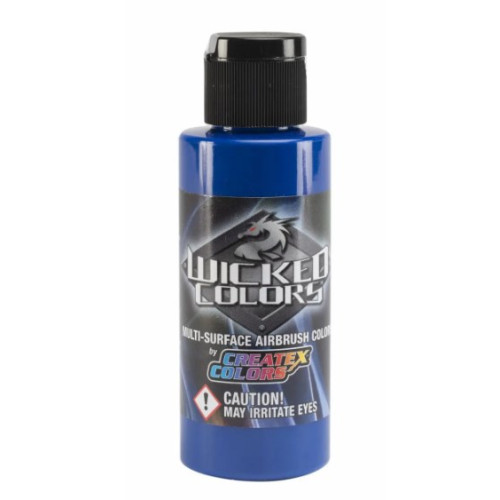 Краска для аэрографии Синий Wicked Colors W007, 10 мл (R)