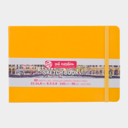 Блокнот для графіки Talens Art Creation А5 (14,8х21см) 140г/м2 80 аркушів Golden Yellow, Royal Talens
