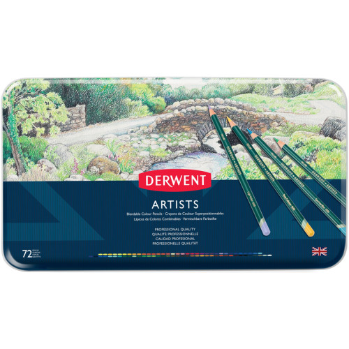 Набір кольорових олівців Artists, 72 шт. коробка, Derwent