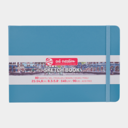Блокнот для графіки Talens Art Creation А5 (14,8x21см) 140г/м2 80 аркушів Lake Blue, Royal Talens