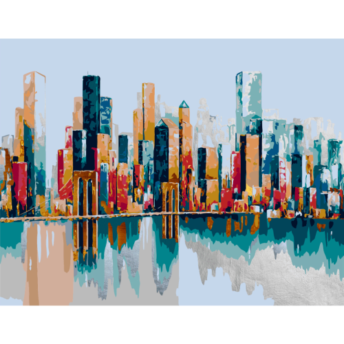 Картина за номерами Golden City 35x45см ROSA START
